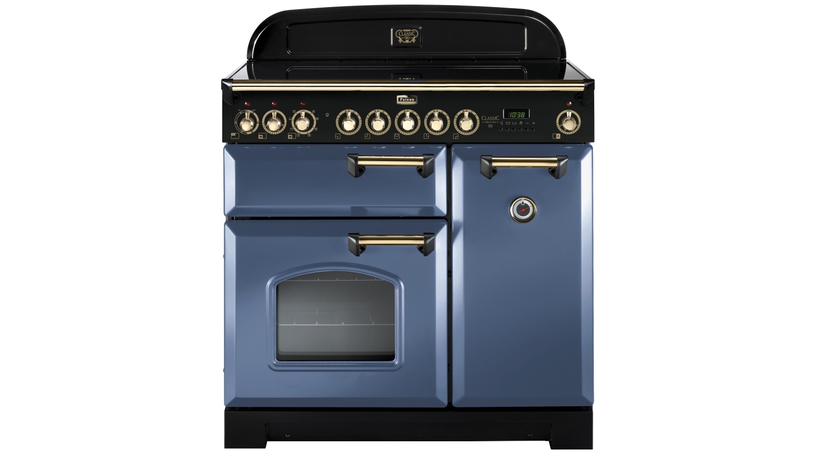 Falcon Classic Deluxe 900mm Brass Fitting Induction Range Freestanding