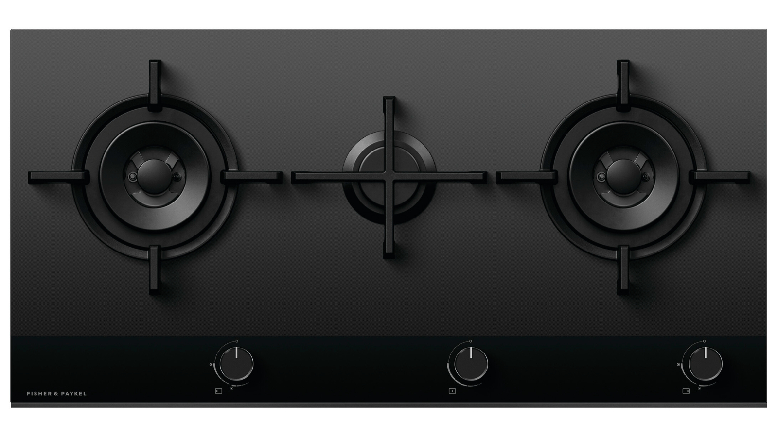 Fisher & Paykel 900mm 3 Burner LPG Gas on Glass Cooktop Joyce Mayne