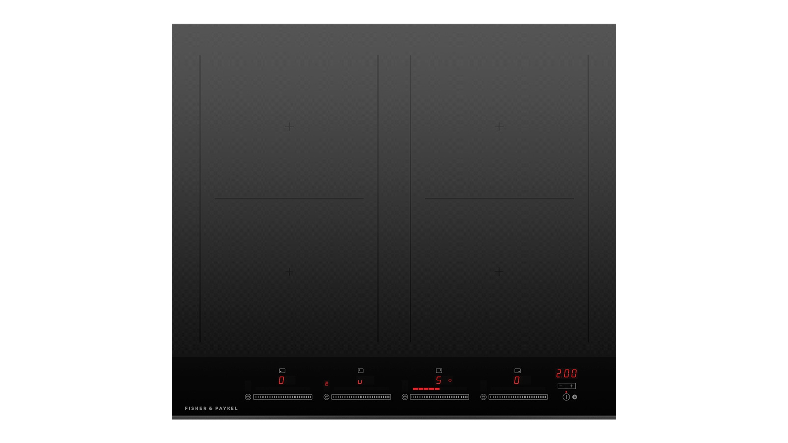 Fisher & Paykel 600mm 4 Zone Induction Cooktop with SmartZone Joyce Mayne