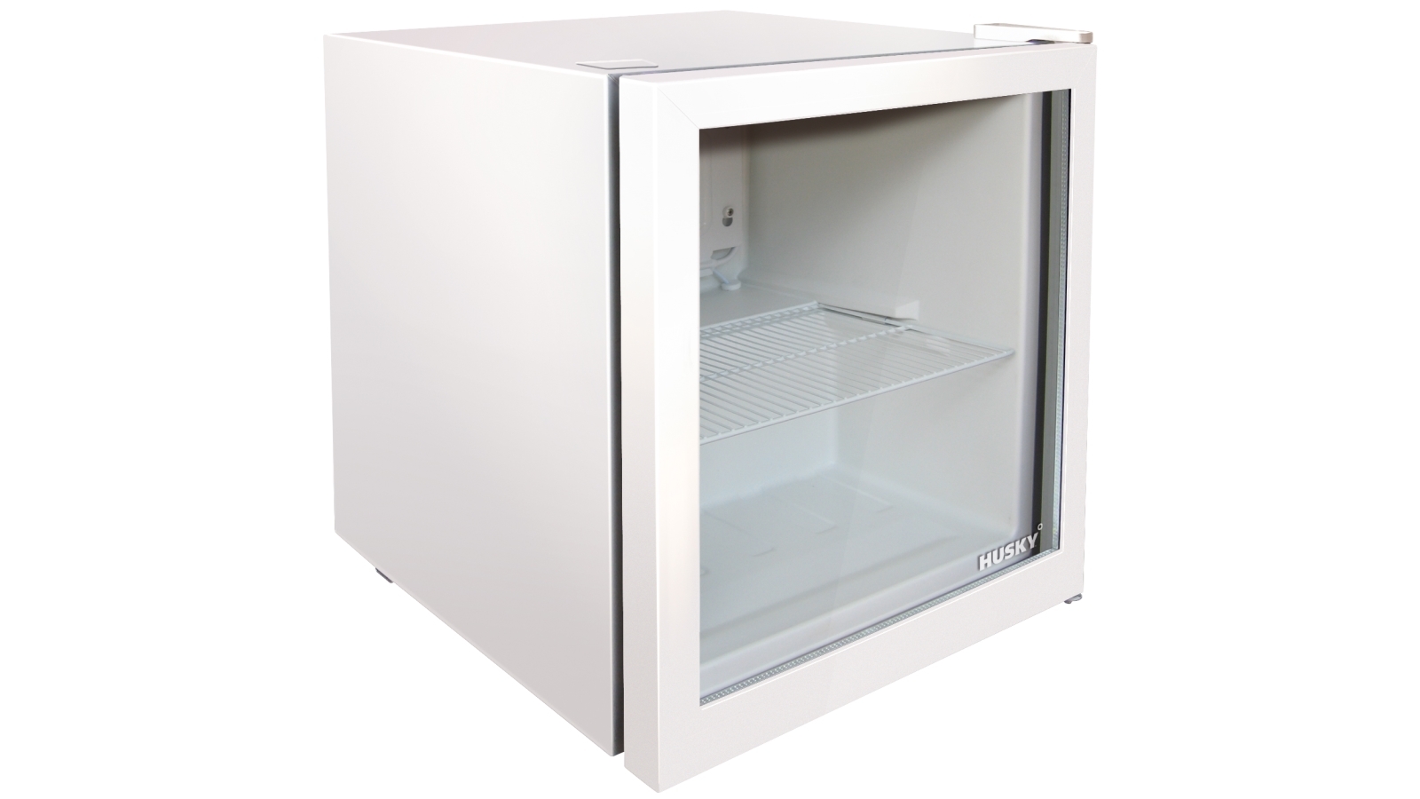 Husky 48L Glass Door Compact Bar Fridge White Joyce Mayne
