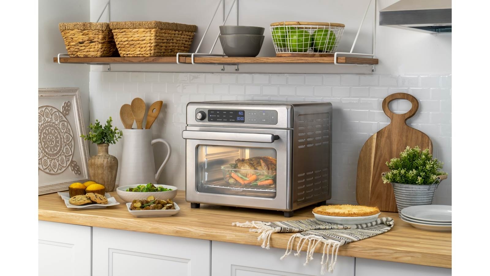 Sunbeam 22L 12-in1 Digital Multi-Functional Air Fryer Oven | Joyce Mayne