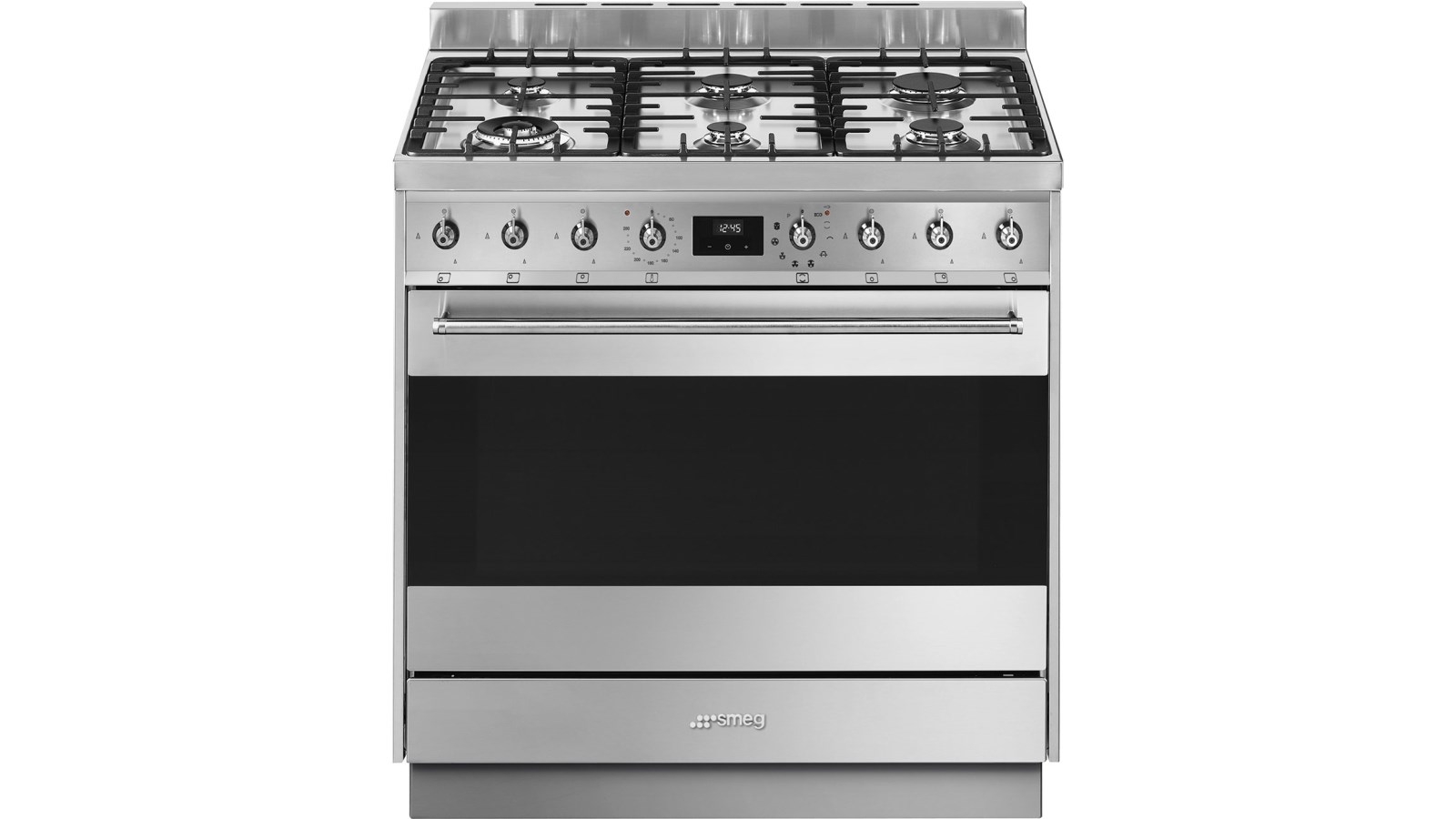 Smeg 900mm Classic Freestanding Cooker Stainless Steel Joyce Mayne