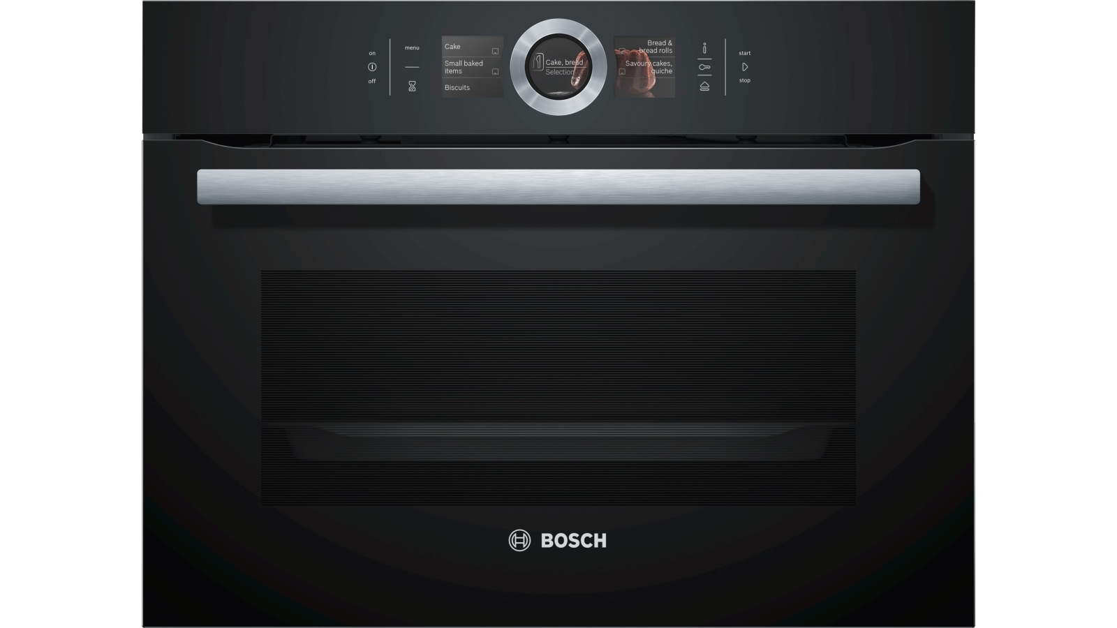 Bosch Series 8 Black Glass Builtin Compact Steam Oven Joyce Mayne