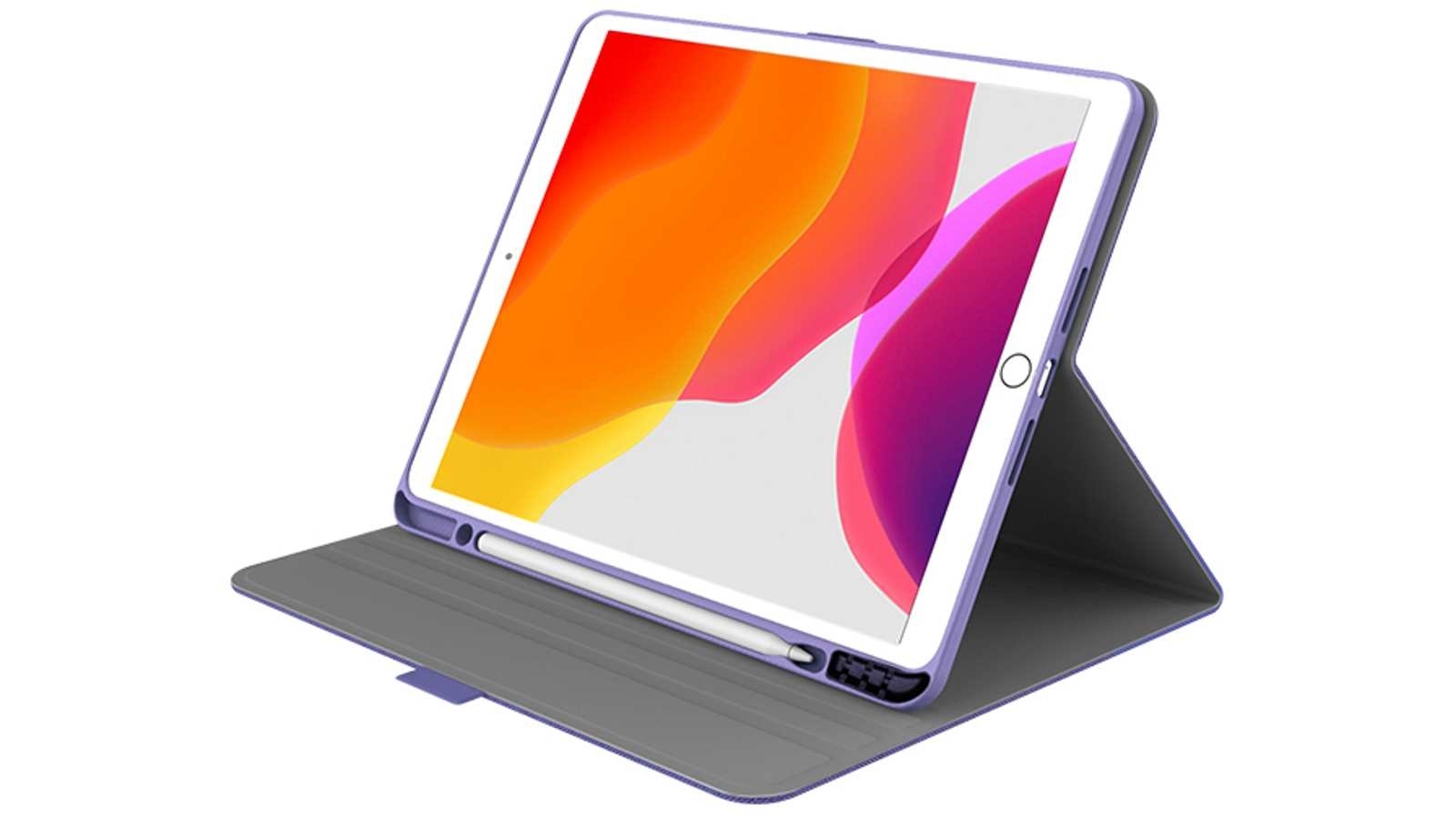 Tekview Slim Case for iPad 10.2inch (7th/8th/9th Gen) Purple Joyce Mayne