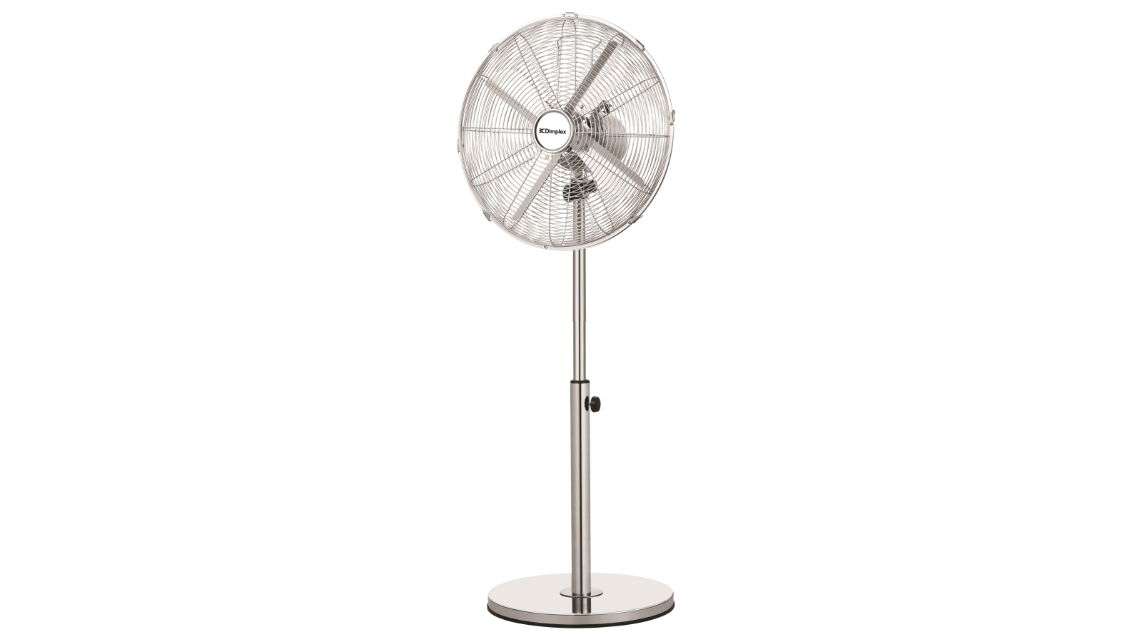 Dimplex 40cm High Velocity Pedestal Fan Chrome Joyce Mayne