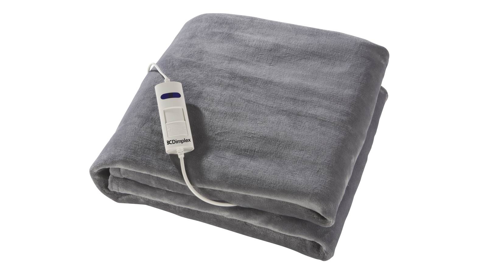 Dimplex Dream Easy Micro Fleece Heated Throw Light Grey Joyce Mayne