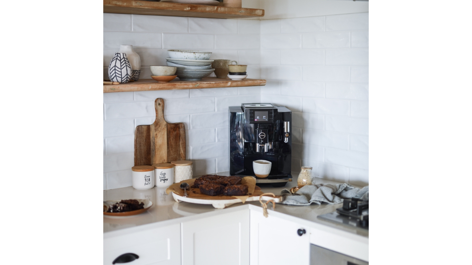 Jura E8 Automatic Coffee Machine Piano Black Joyce Mayne