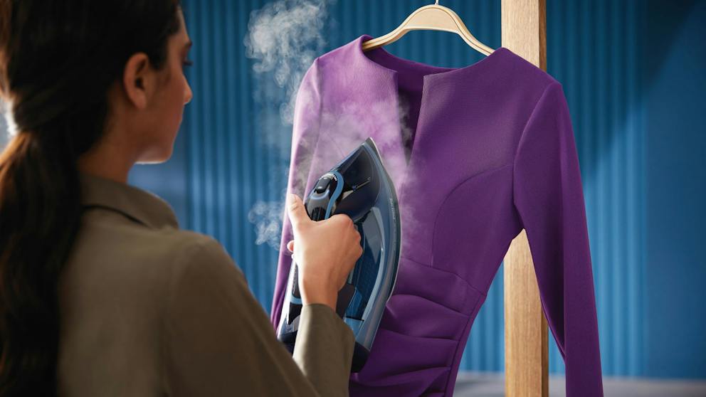 Philips Azur 8000 Series Steam Iron Light Blue Joyce Mayne