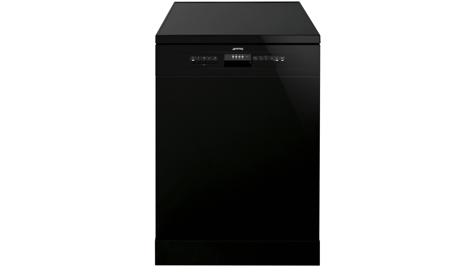 Smeg 60cm 14 Place Setting Freestanding Dishwasher Black Joyce Mayne