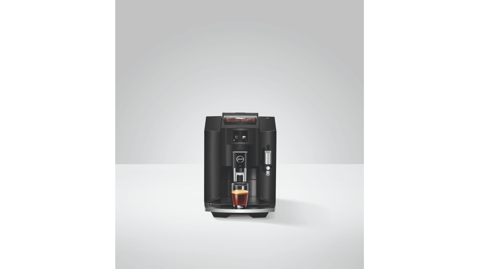Jura E8 Automatic Coffee Machine Piano Black Joyce Mayne
