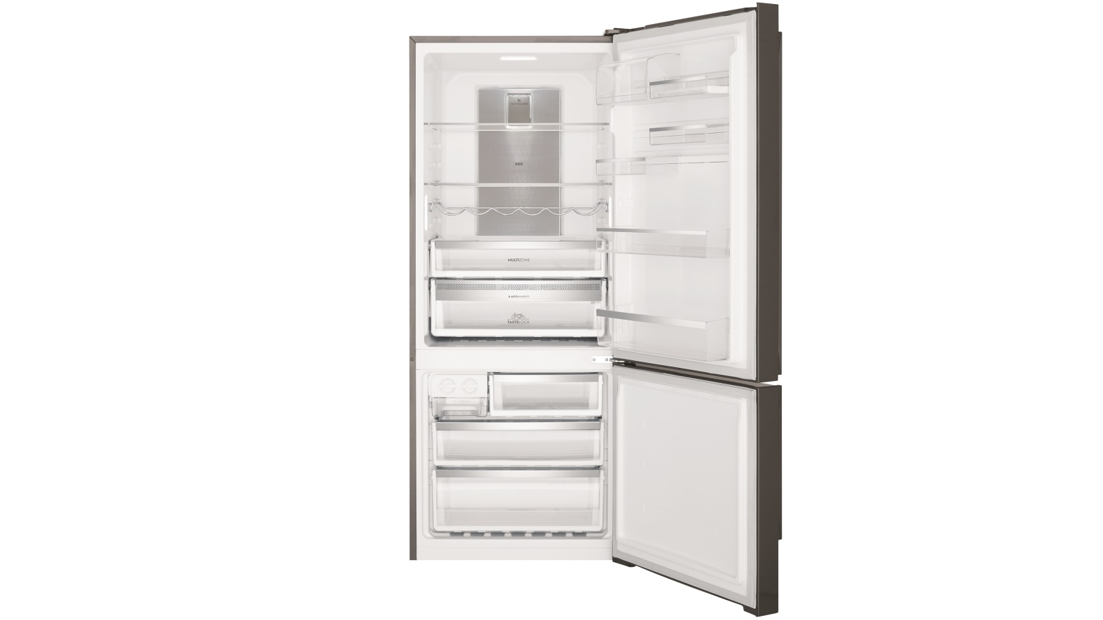 Electrolux 425L Bar Handle Right Hinge Bottom Mount Fridge Dark