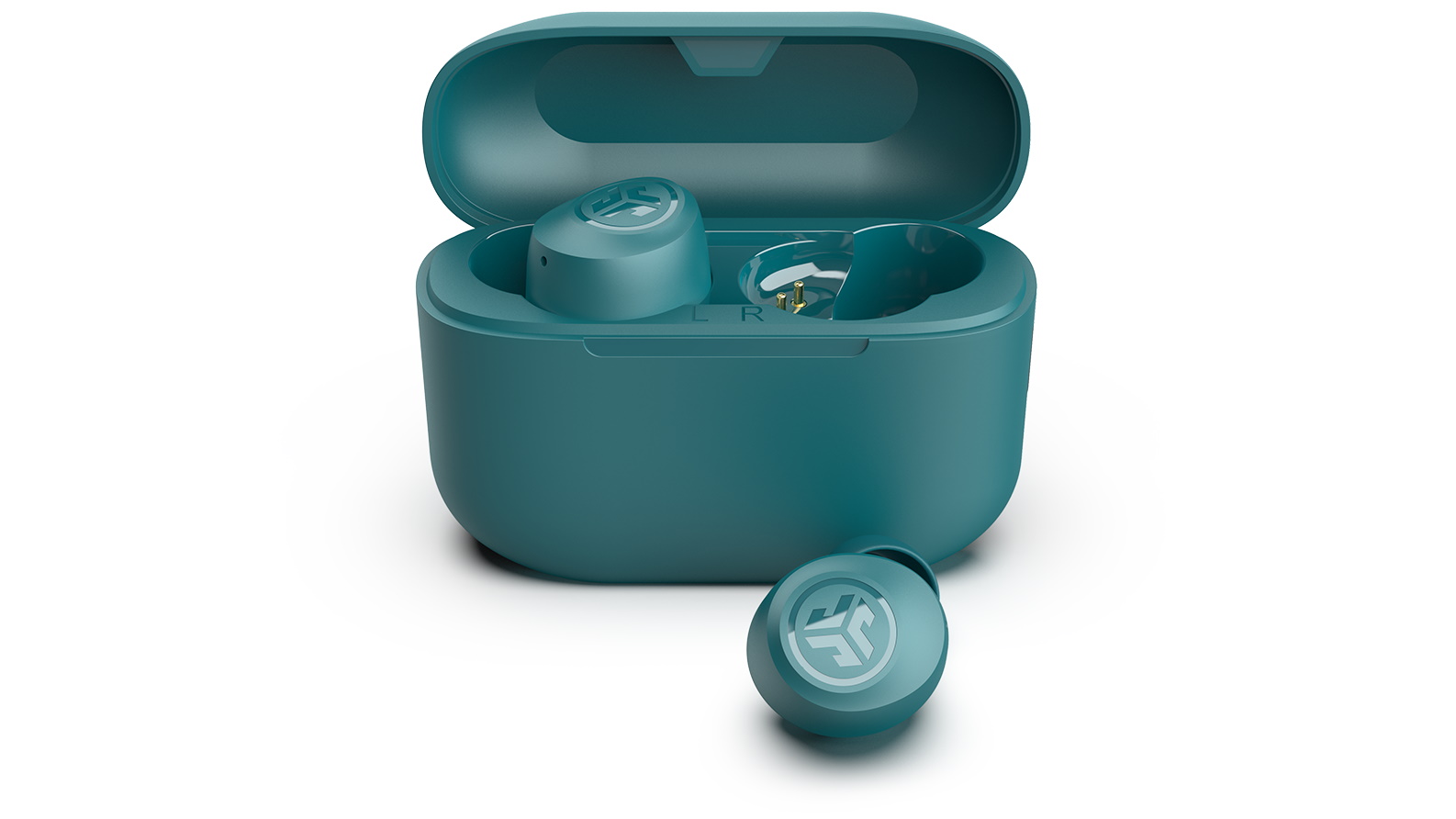 JLab GO Air POP True Wireless Earbuds Teal Joyce Mayne