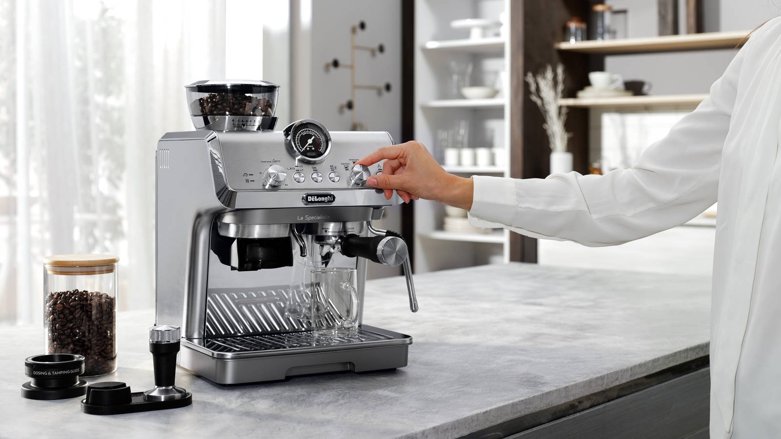 De'Longhi La Specialista Arte Evo Manual Coffee Machine Metal Joyce