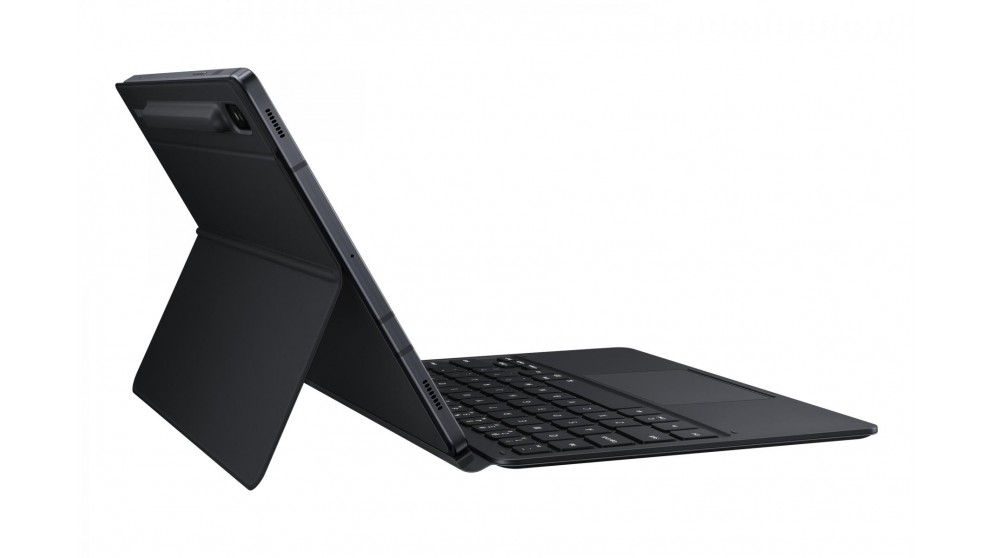 Samsung Galaxy Tab S7 S8 Book Cover Keyboard Black Joyce Mayne