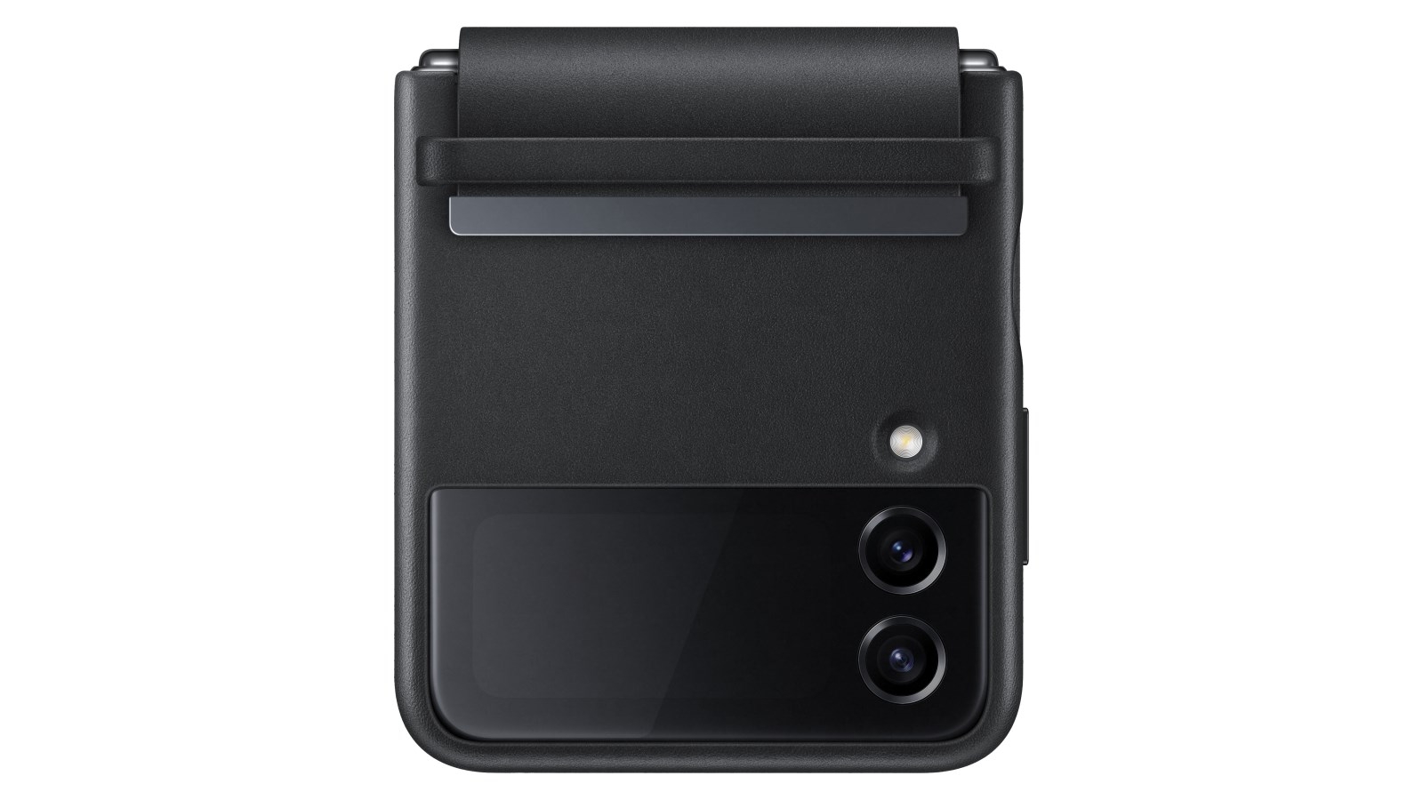 Samsung Galaxy Z Flip4 Flap Leather Cover Black Joyce Mayne