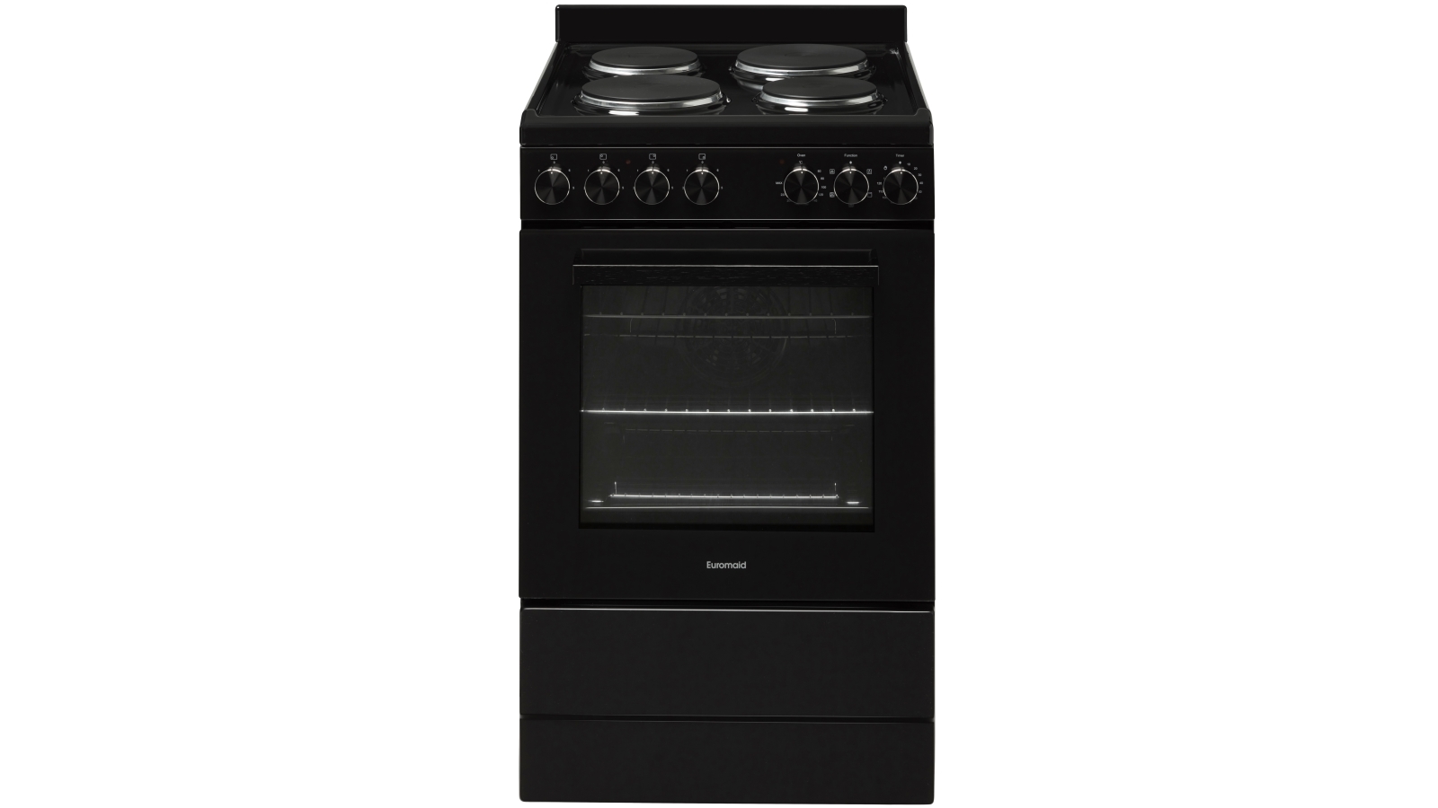 Euromaid 540mm 5Function Electric Freestanding Cooker with Solid Plate