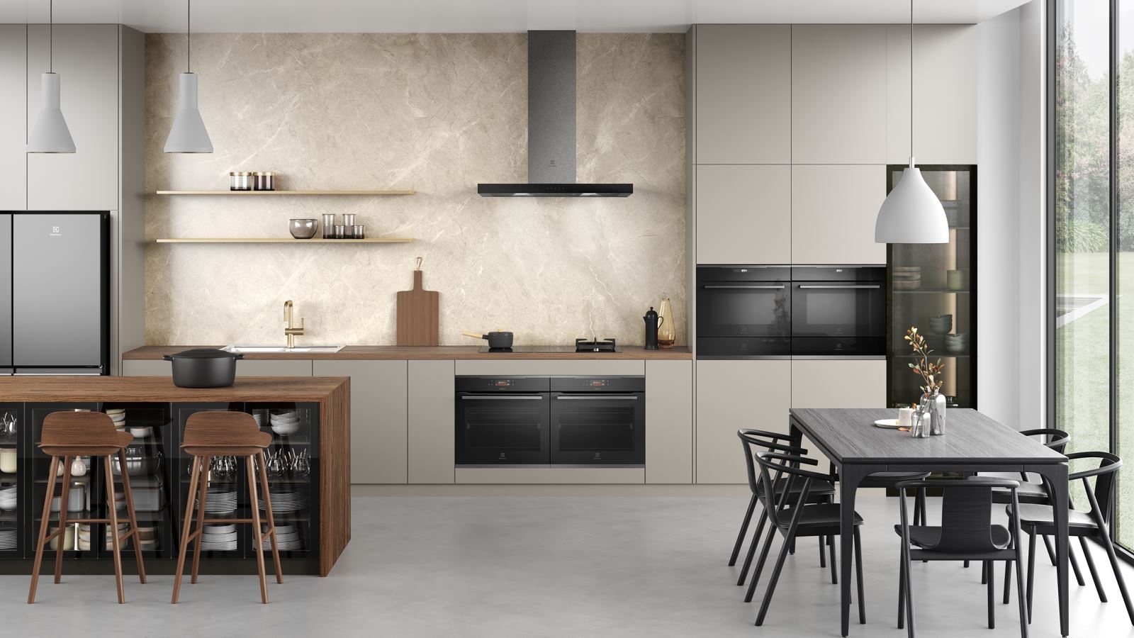 Electrolux 900mm UltimateTaste 900 4 Zone Hybrid Induction with Gas