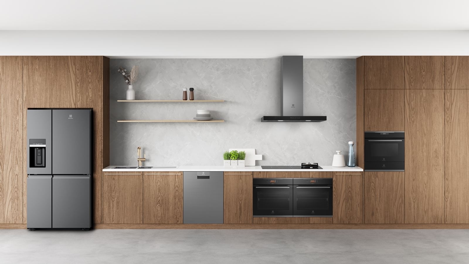 Electrolux 900mm UltimateTaste 900 4 Zone Hybrid Induction with Gas