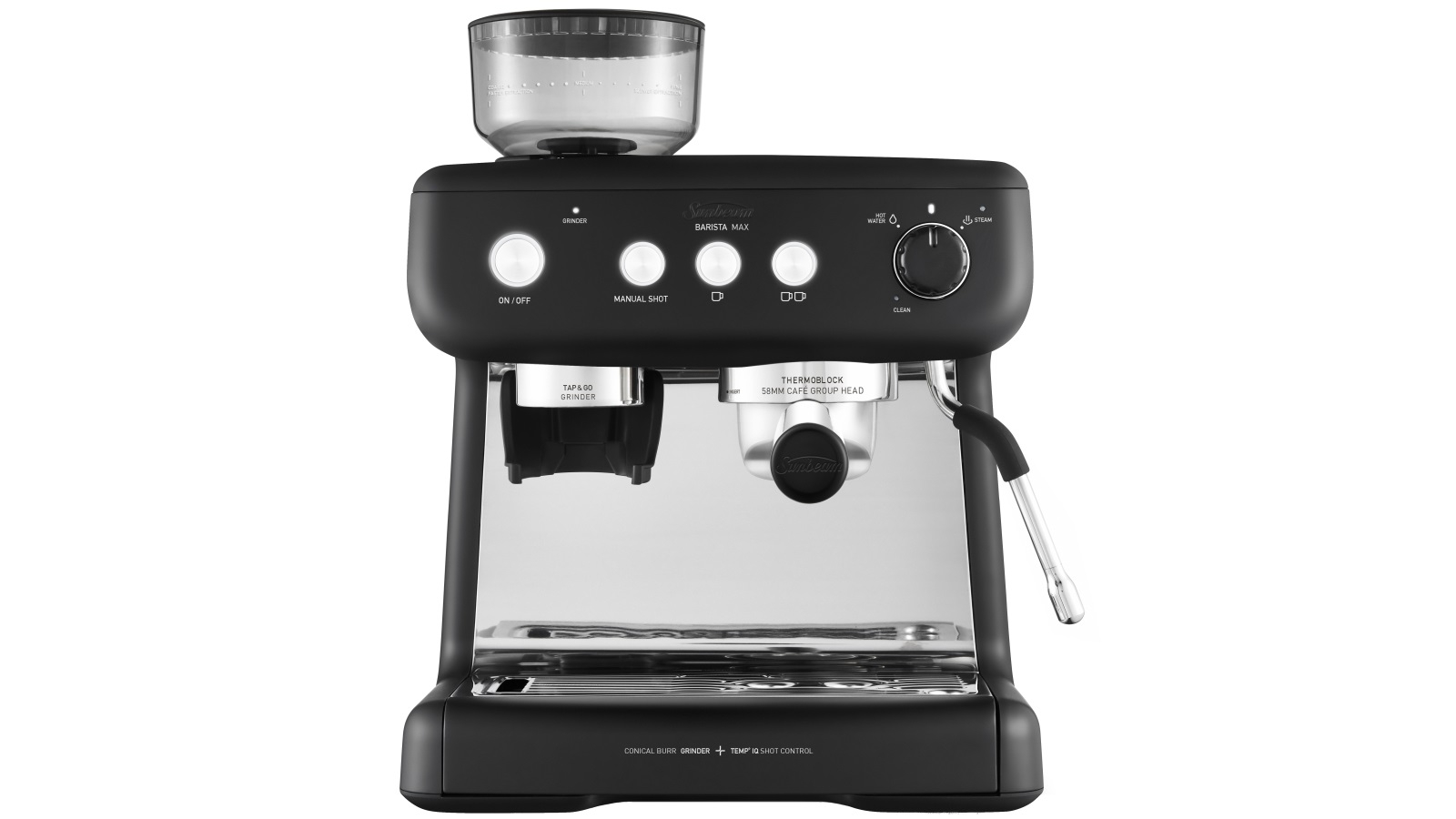 Sunbeam Barista Max Espresso Machine Black Classic Joyce Mayne