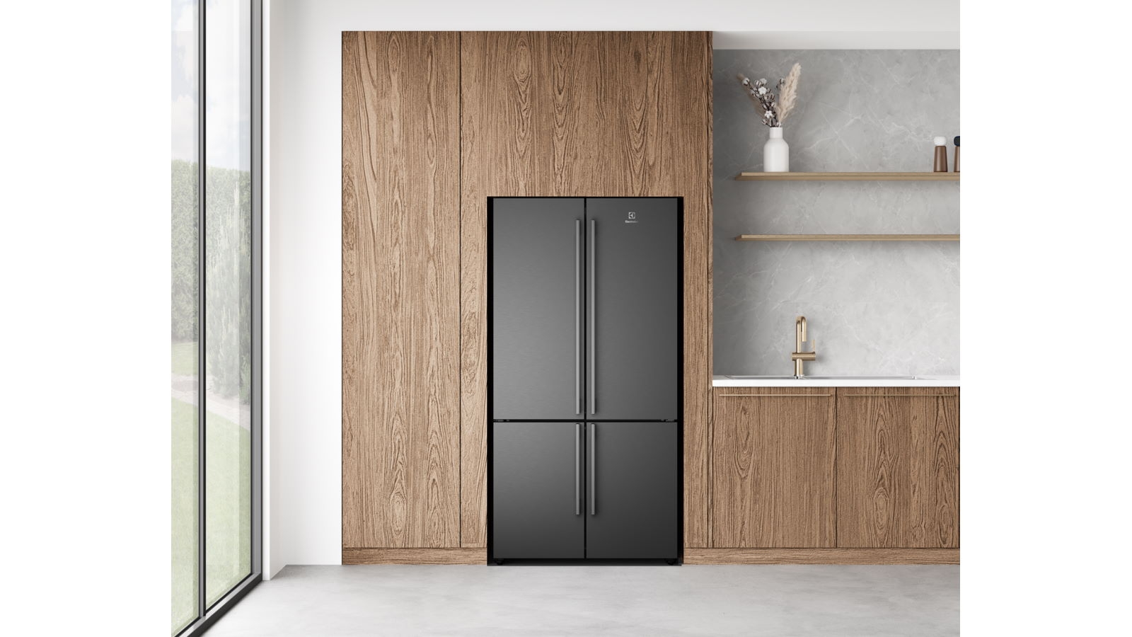 Electrolux 562L UltimateTaste 700 French Door Fridge Matte Black