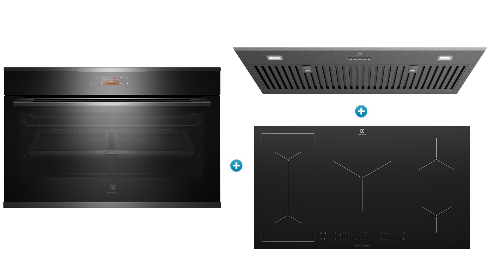 Electrolux 900mm UltimateTaste 900 Pyrolytic Oven with 5 Zone Induction