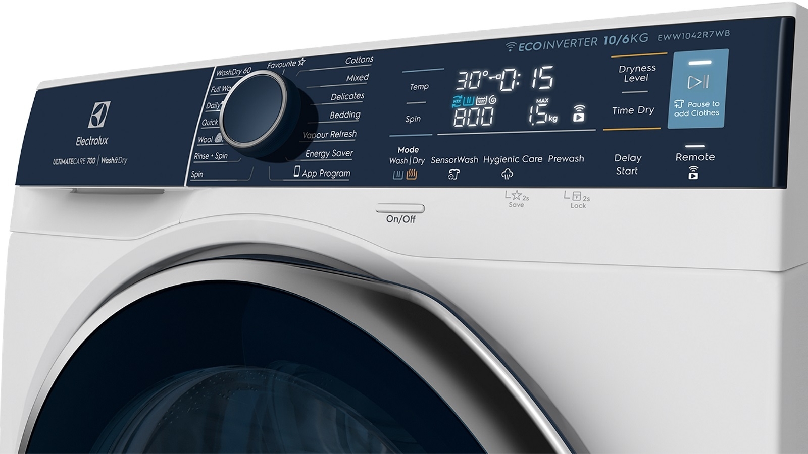 Electrolux 10kg/6kg Front Loading Washer/Dryer Combo Joyce Mayne