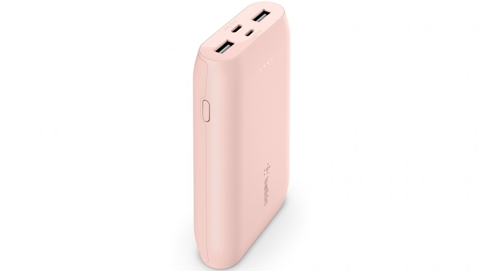 Belkin BoostCharge 10,000mAh Multi Port Power Bank Rose Gold Joyce