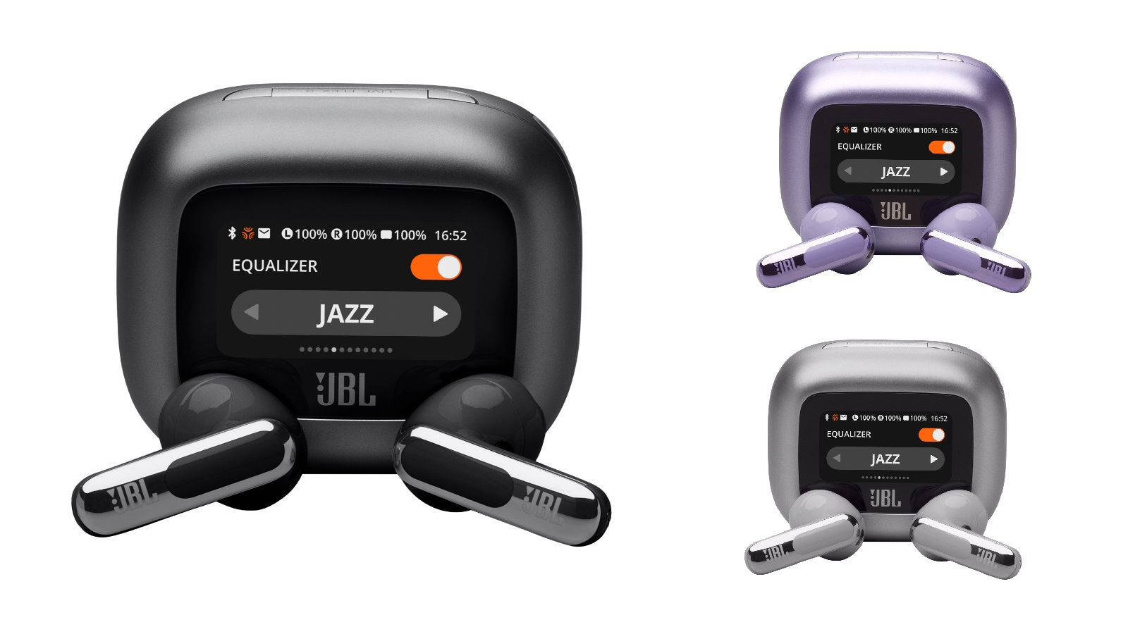 JBL Live Flex 3 True Wireless ANC Earbuds with Screen