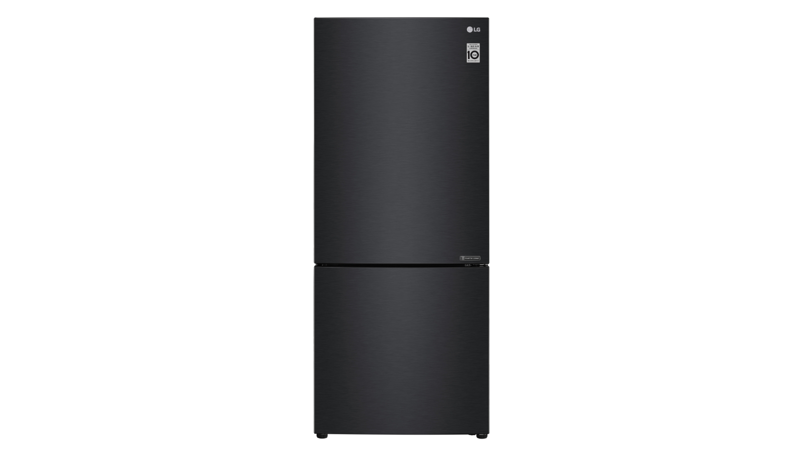 LG 420L Bottom Mount Fridge - Matte Black