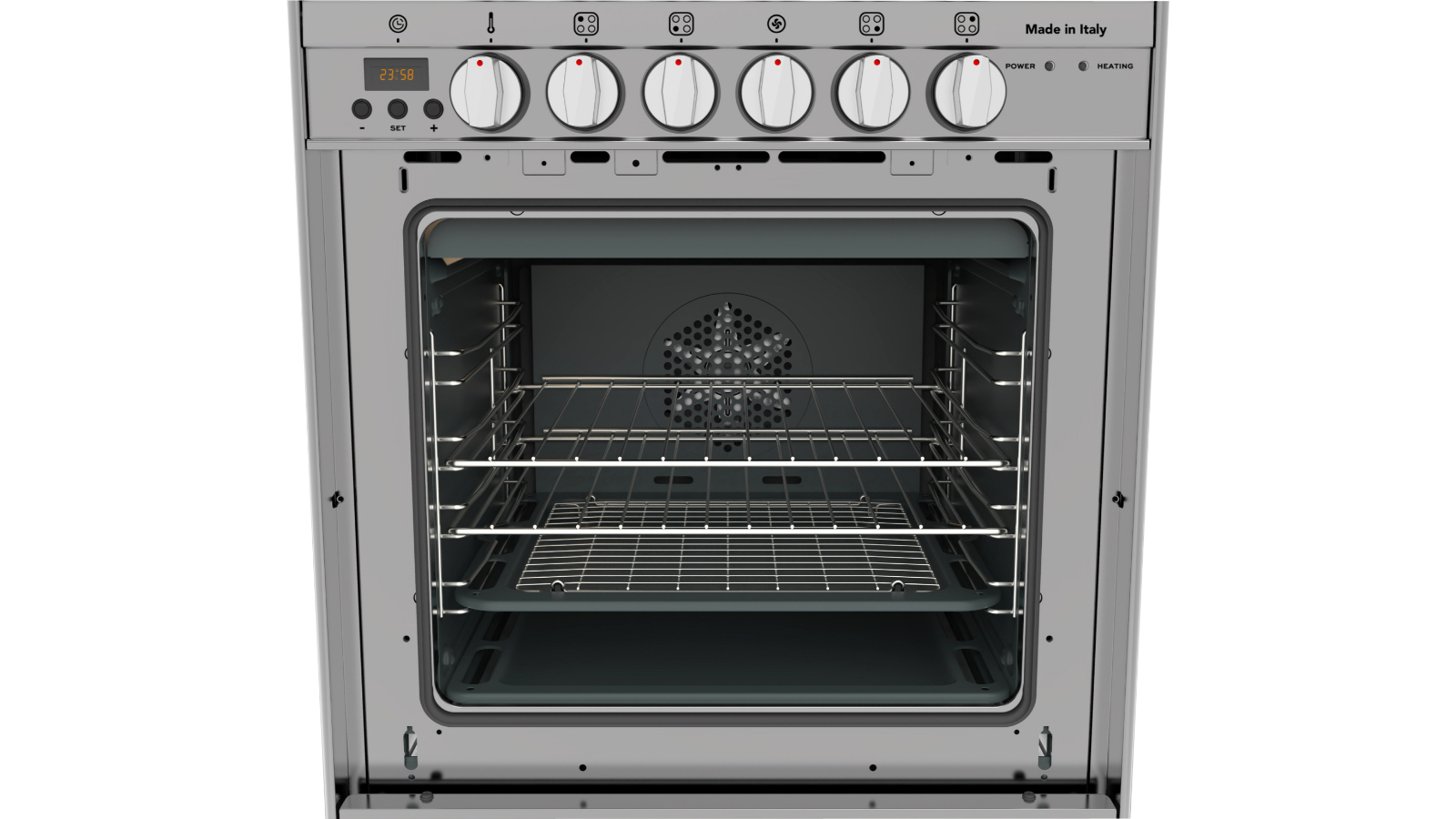 Glem 600mm Stainless Steel Freestanding Dual Fuel Cooker Joyce Mayne