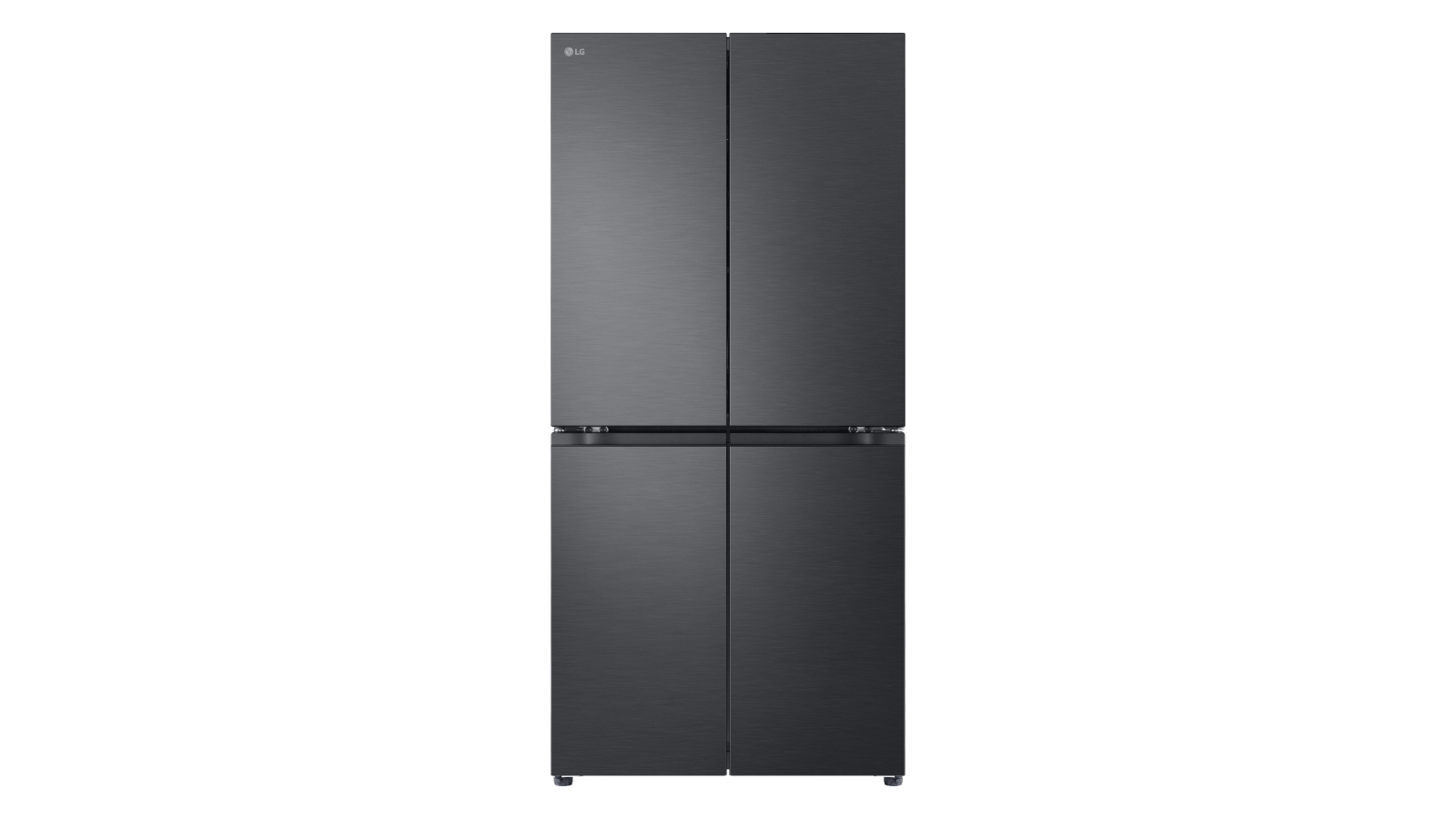 LG 530L Slim Quad Door Fridge - Matte Black