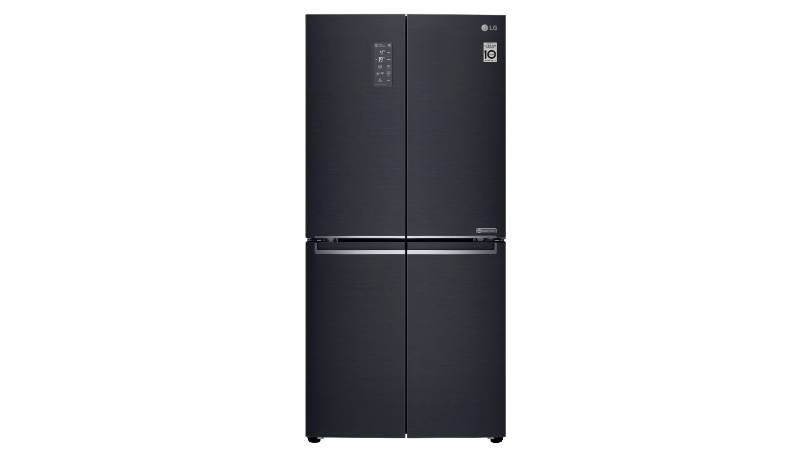 LG 530L Slim French Door Fridge Matte Black Joyce Mayne