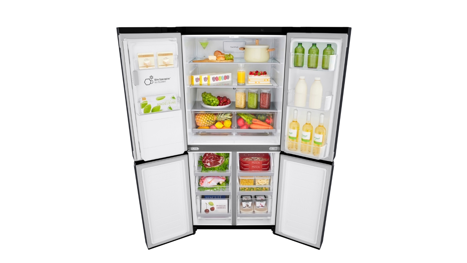 LG 508L Slim French Door Fridge with Ice & Water Dispenser Matte