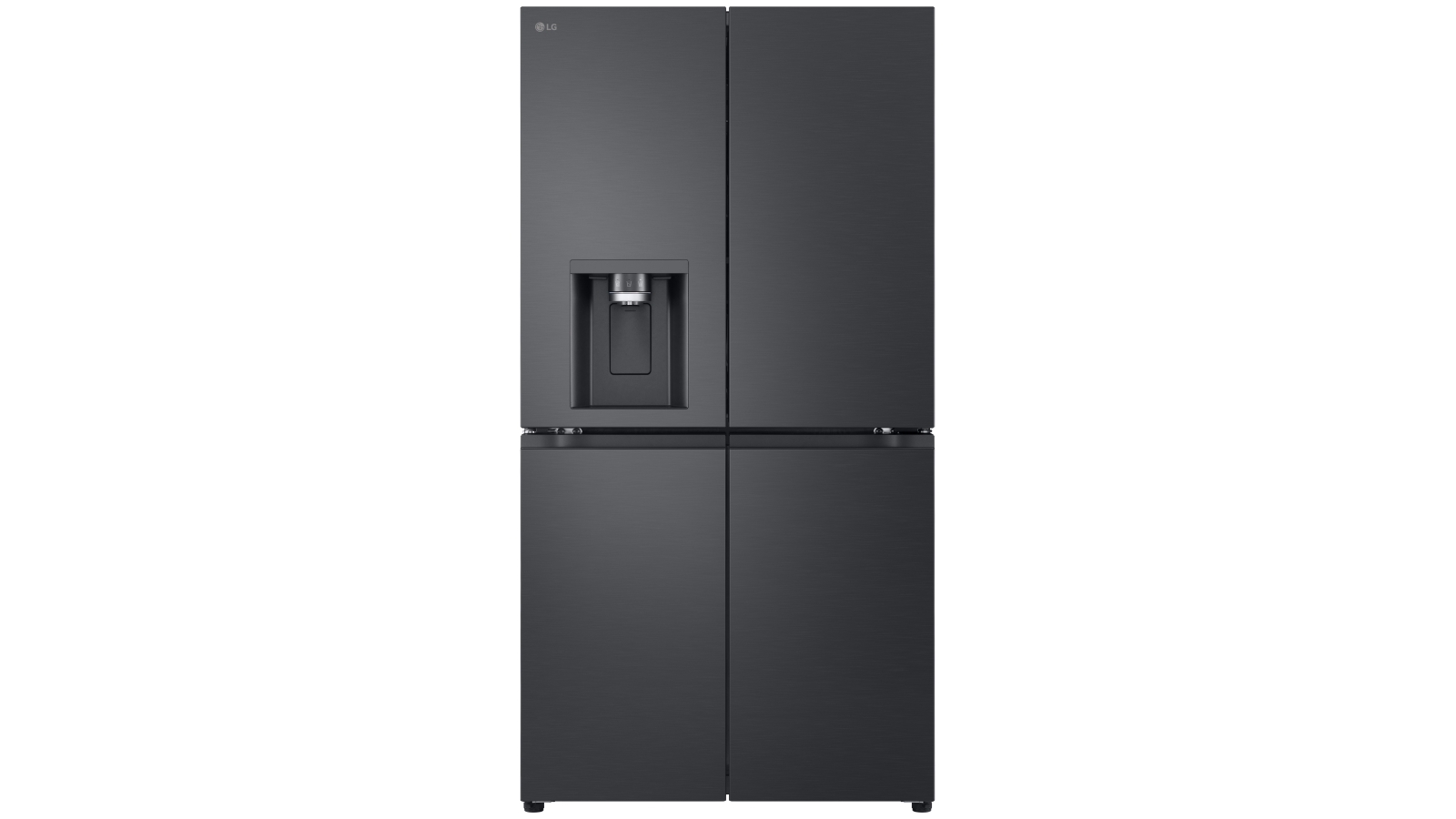 LG 637L French Door Fridge with Ice & Water Dispenser - Matte Black