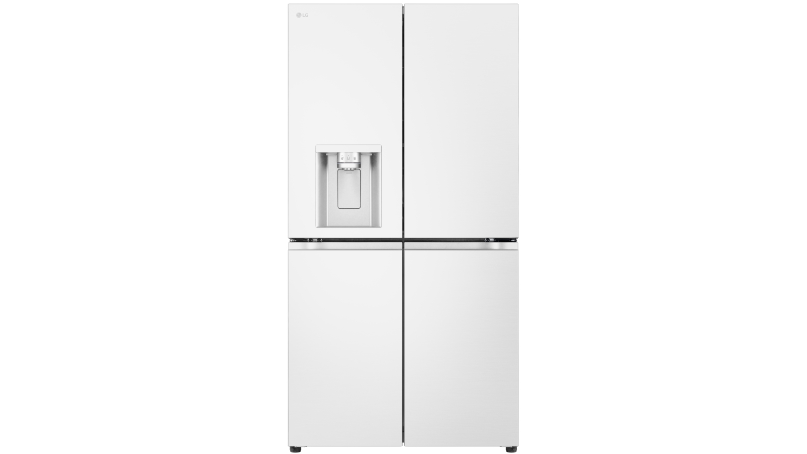 LG 637L French Door Fridge with Ice & Water Dispenser - Matte White