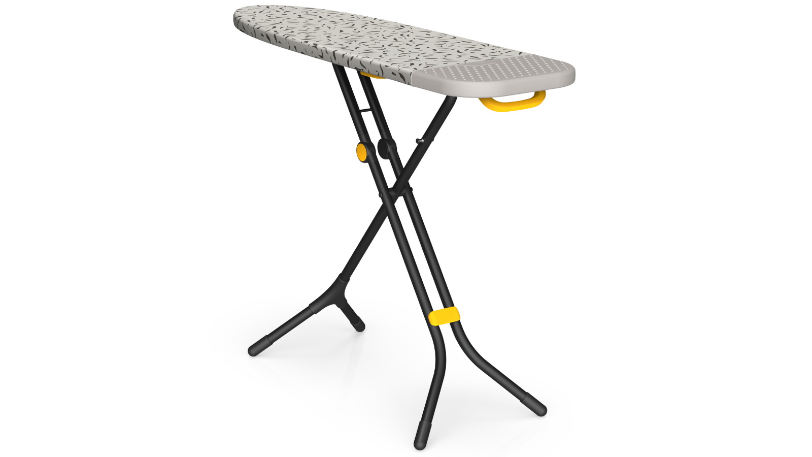 Joseph Joseph Glide Plus 130cm Easystore Ironing Board with Advanced Cover Ecru Scatter