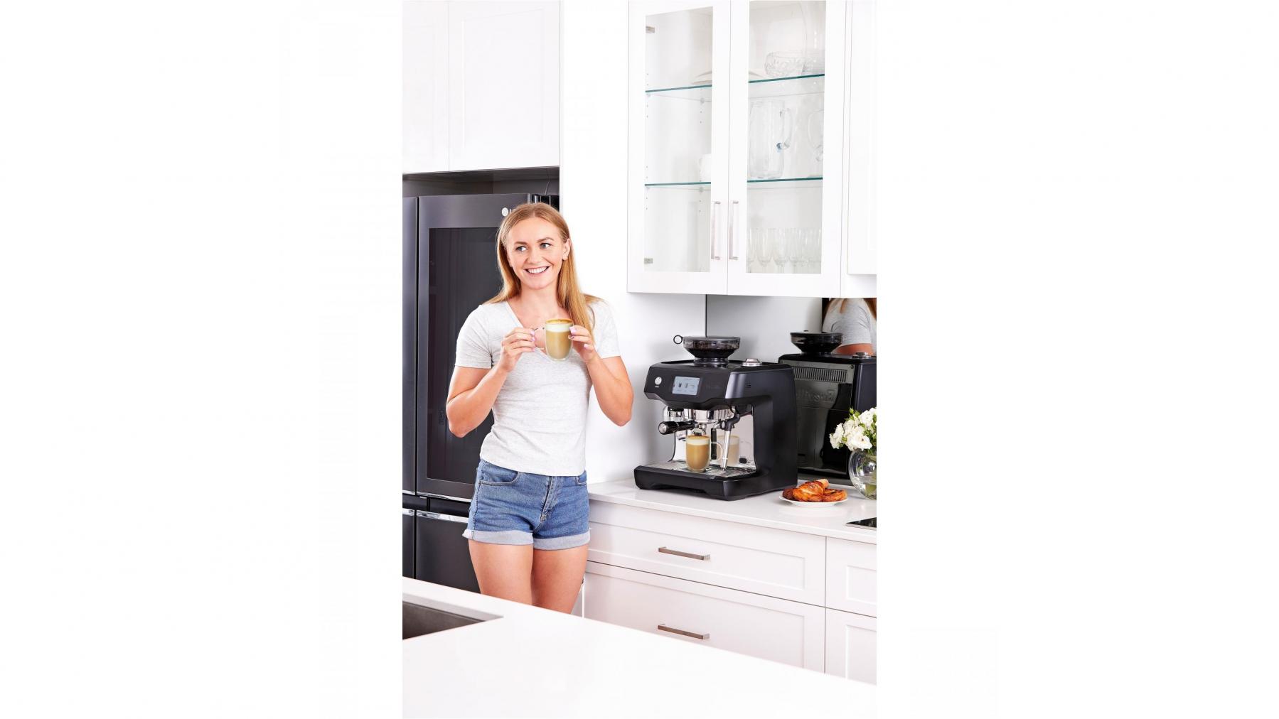 Breville The Oracle Touch Coffee Machine Black Truffle Joyce Mayne