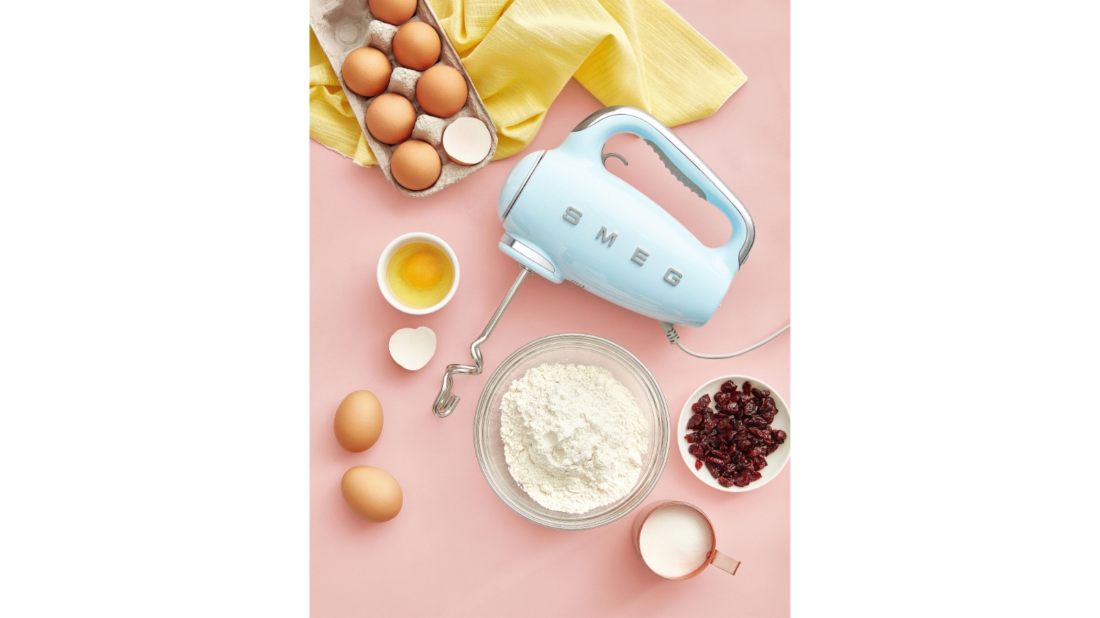 Smeg Hand Mixer Pastel Blue Joyce Mayne