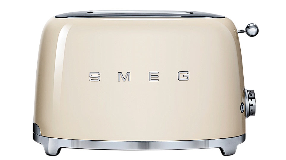 Smeg 50's Retro Style Slice Toaster Cream Joyce Mayne