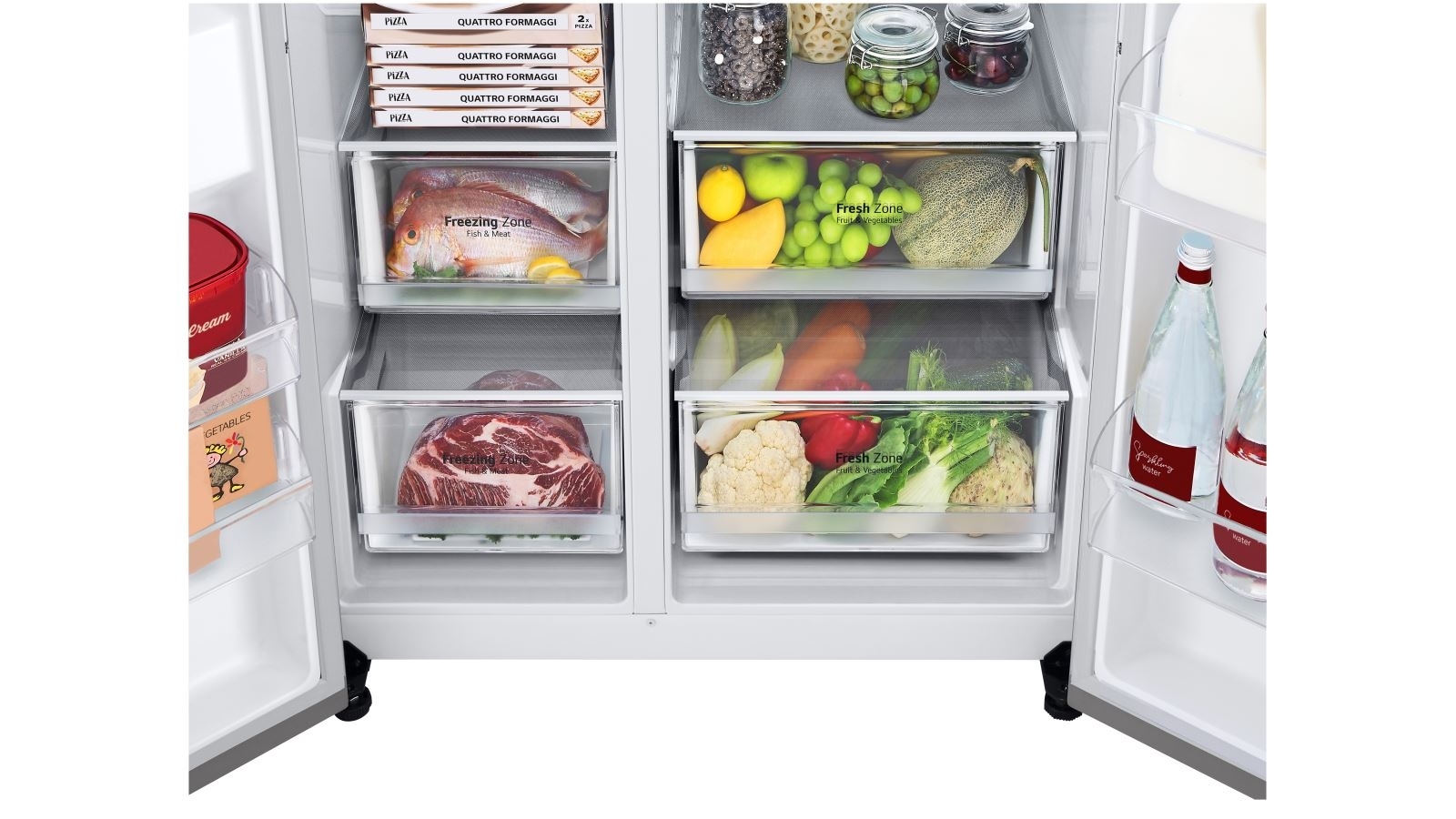 LG 655L Pure N Fresh Side by Side Fridge Joyce Mayne