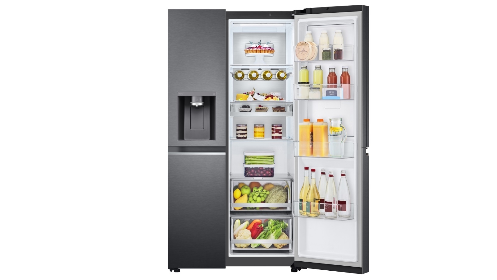 LG 635L DoorInDoor Side By Side Fridge with Ice & Water Dispenser