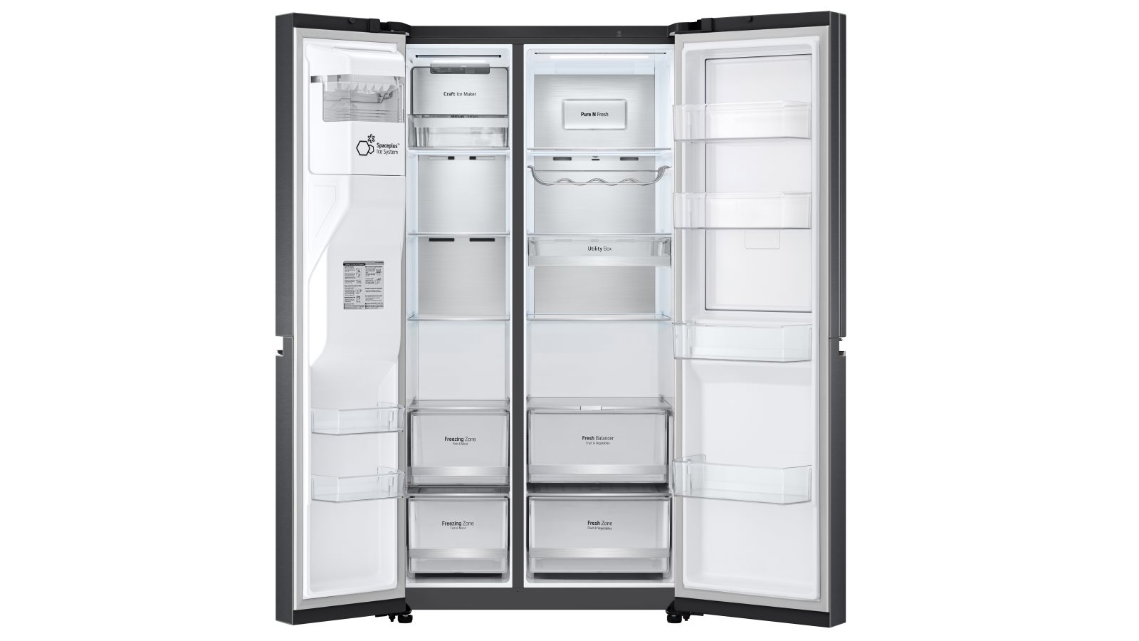 LG 635L DoorInDoor Side By Side Fridge with Ice & Water Dispenser