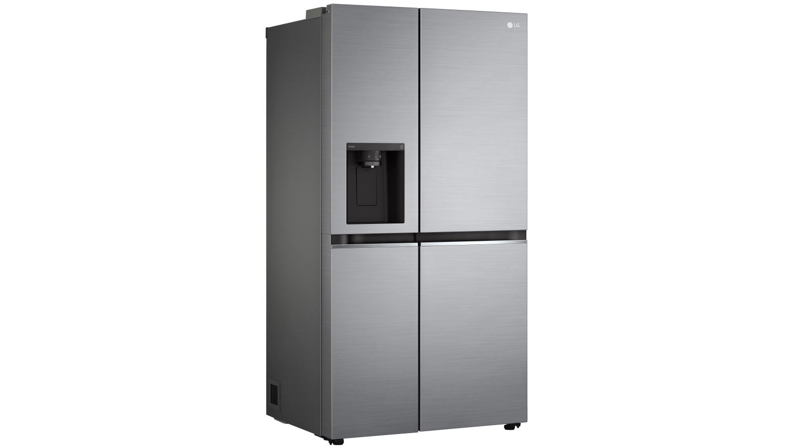 LG 635L Flat Door Side By Side Fridge with Ice & Water Dispenser