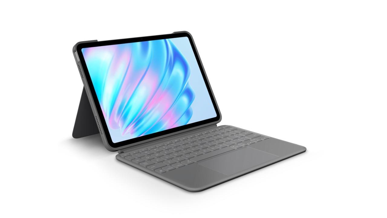 Logitech Combo Touch iPad Air 11-inch Gen M3/M2/5/4 Keyboard Case - Oxford Grey