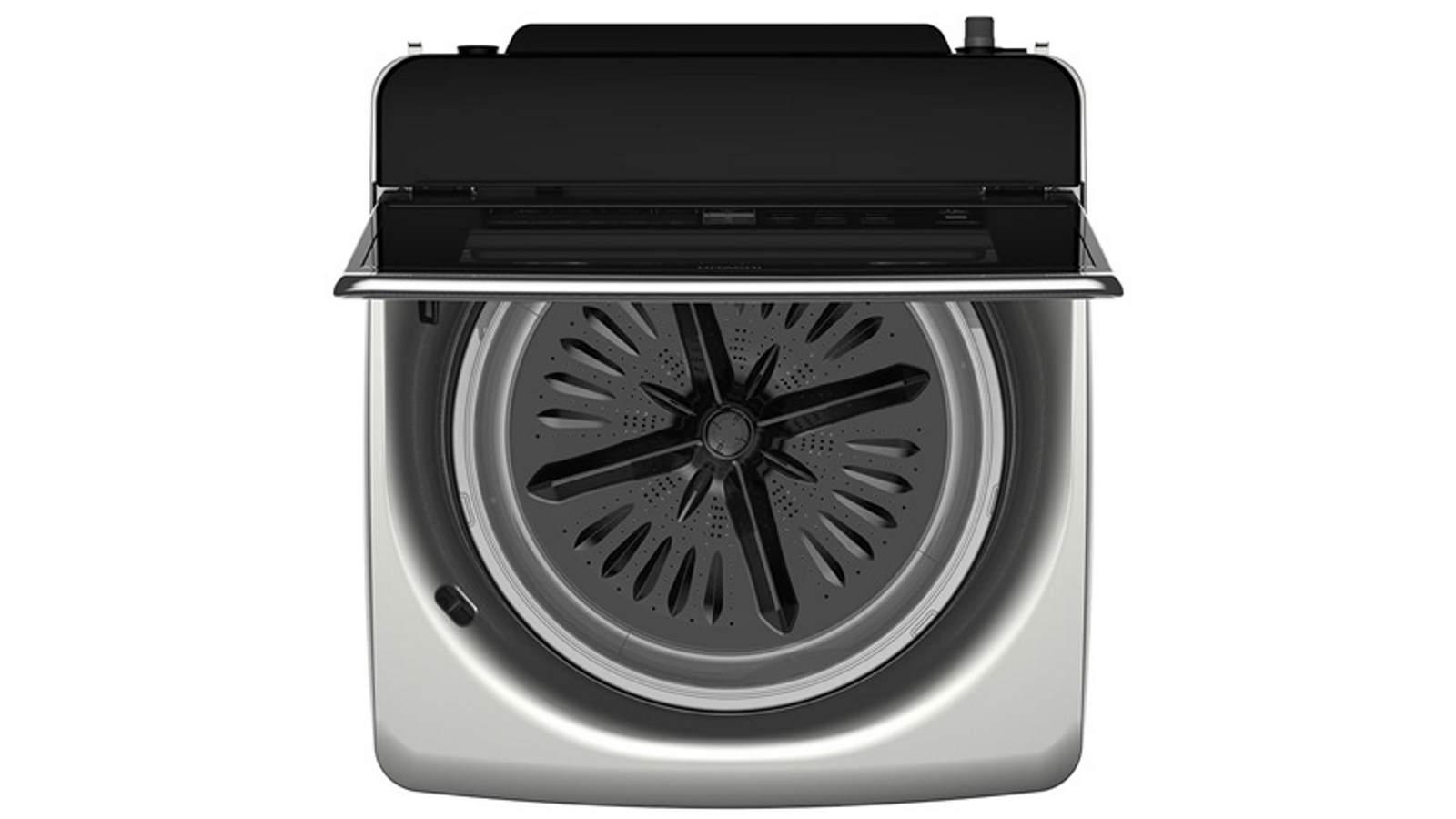 Hitachi 16kg Dual Jet Top Load Washing Machine Silver Joyce Mayne