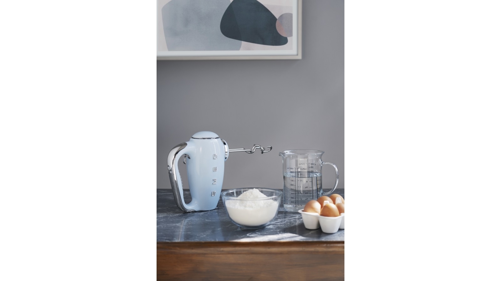 Smeg Hand Mixer Pastel Blue Joyce Mayne