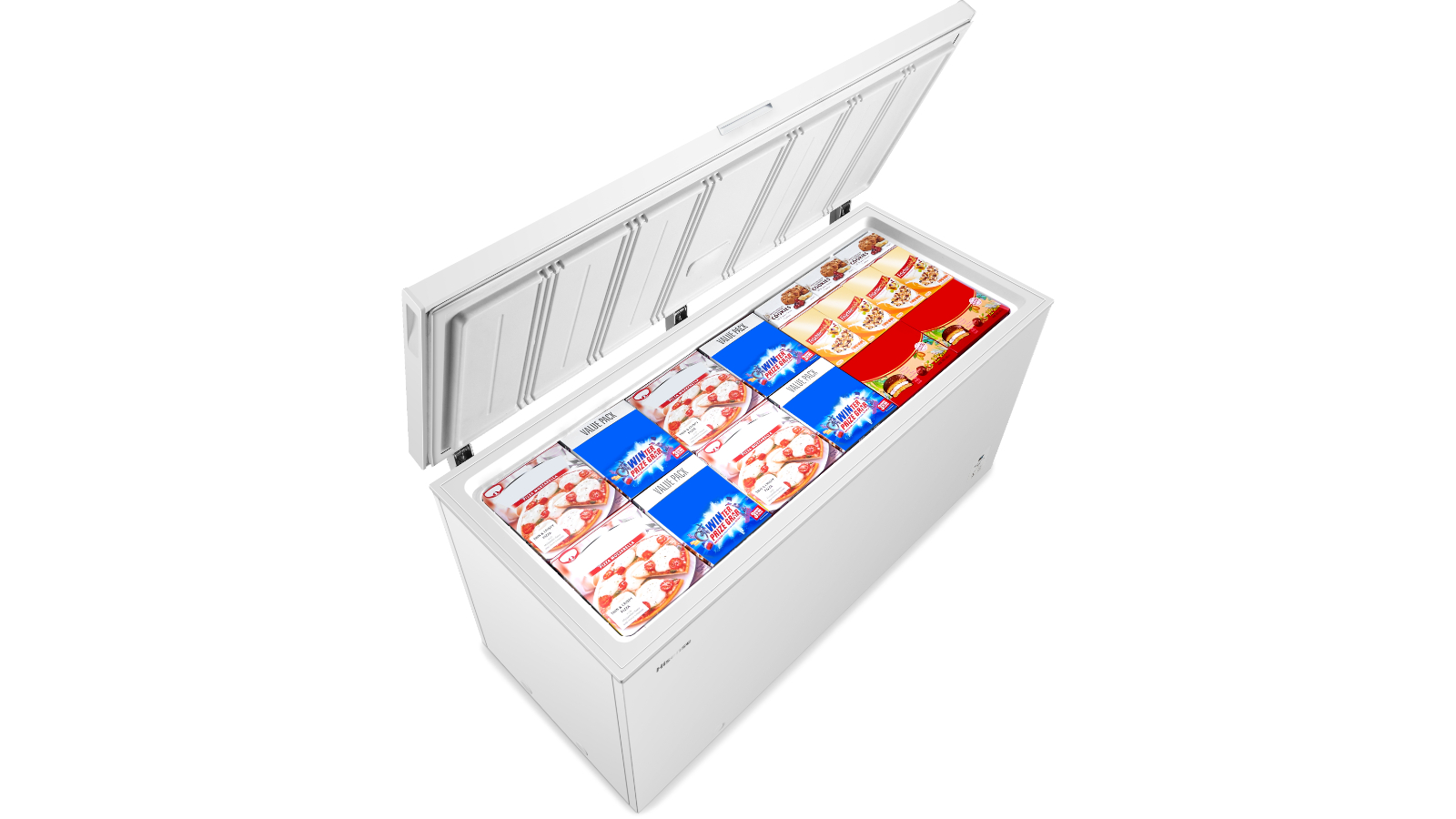 Hisense 500L Hybrid Chest Freezer - White | Joyce Mayne