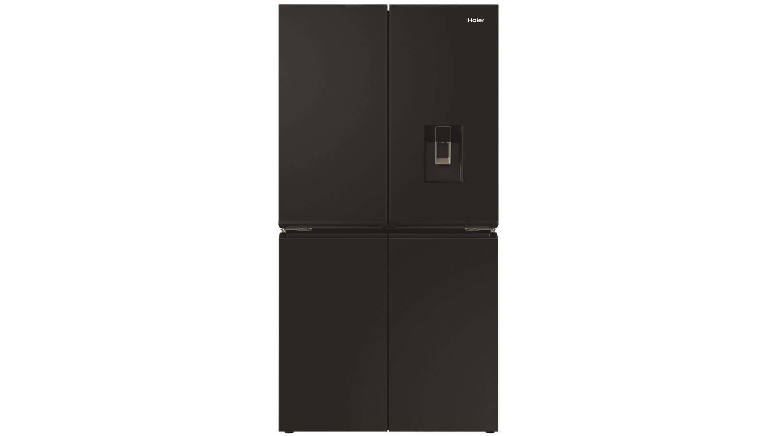 Haier 615L Quad Door Fridge with Ice & Water Dispenser Black Joyce