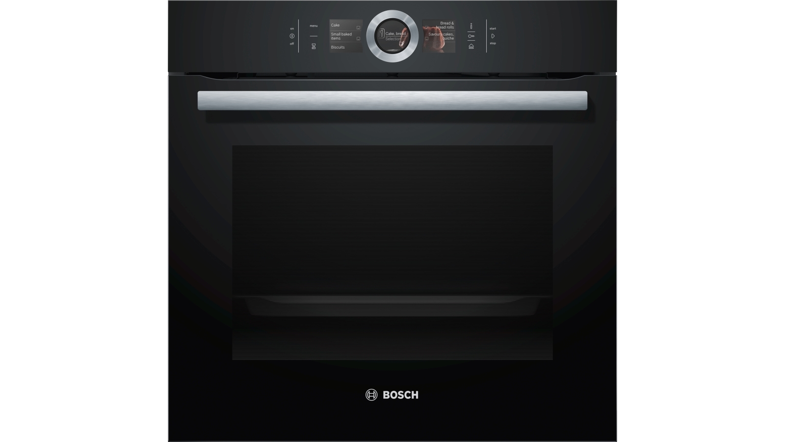 Bosch Series 8 Black Glass Builtin Pyrolytic Oven with Added Steam