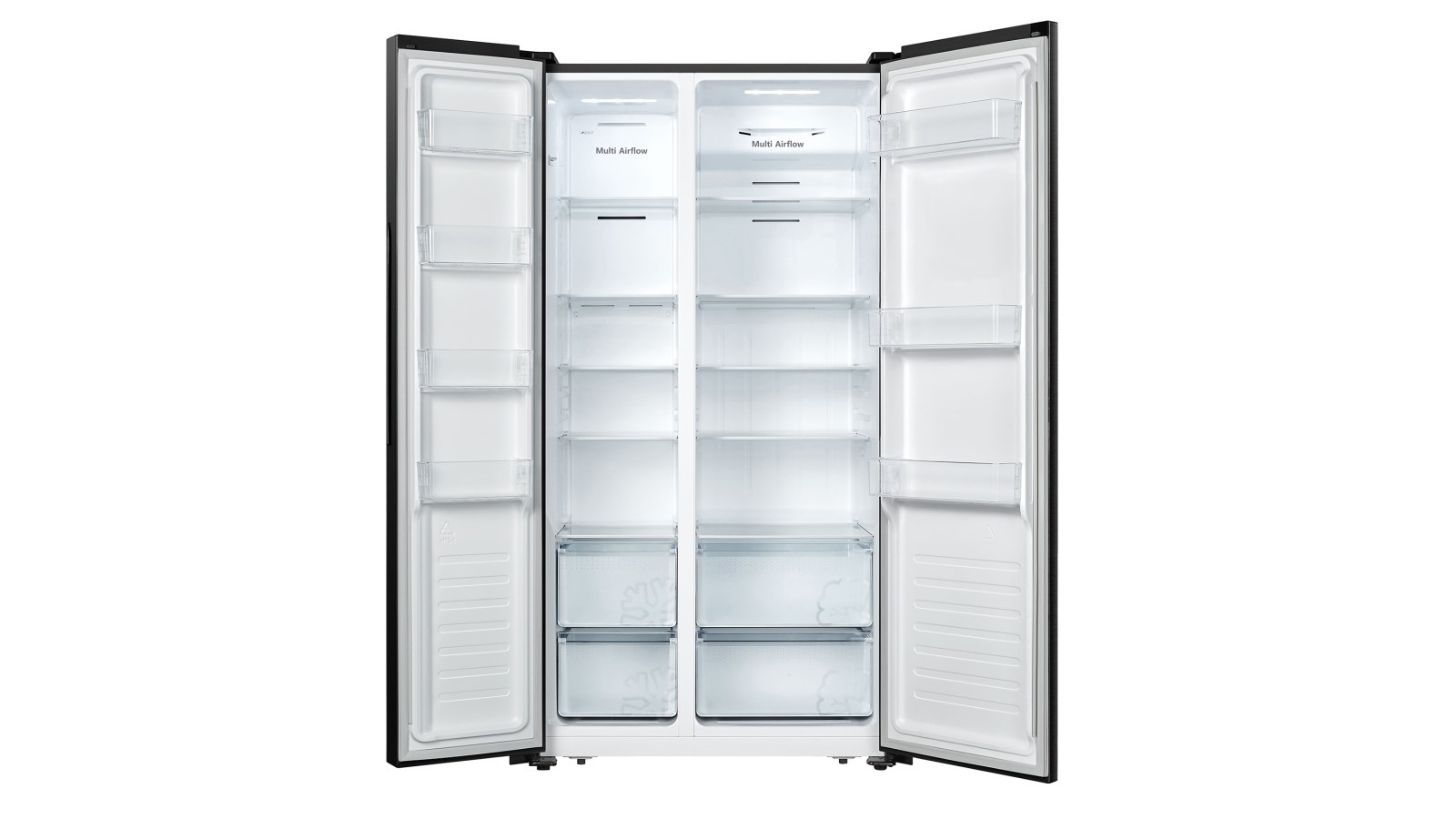 Hisense 519L Side By Side Fridge Black Joyce Mayne